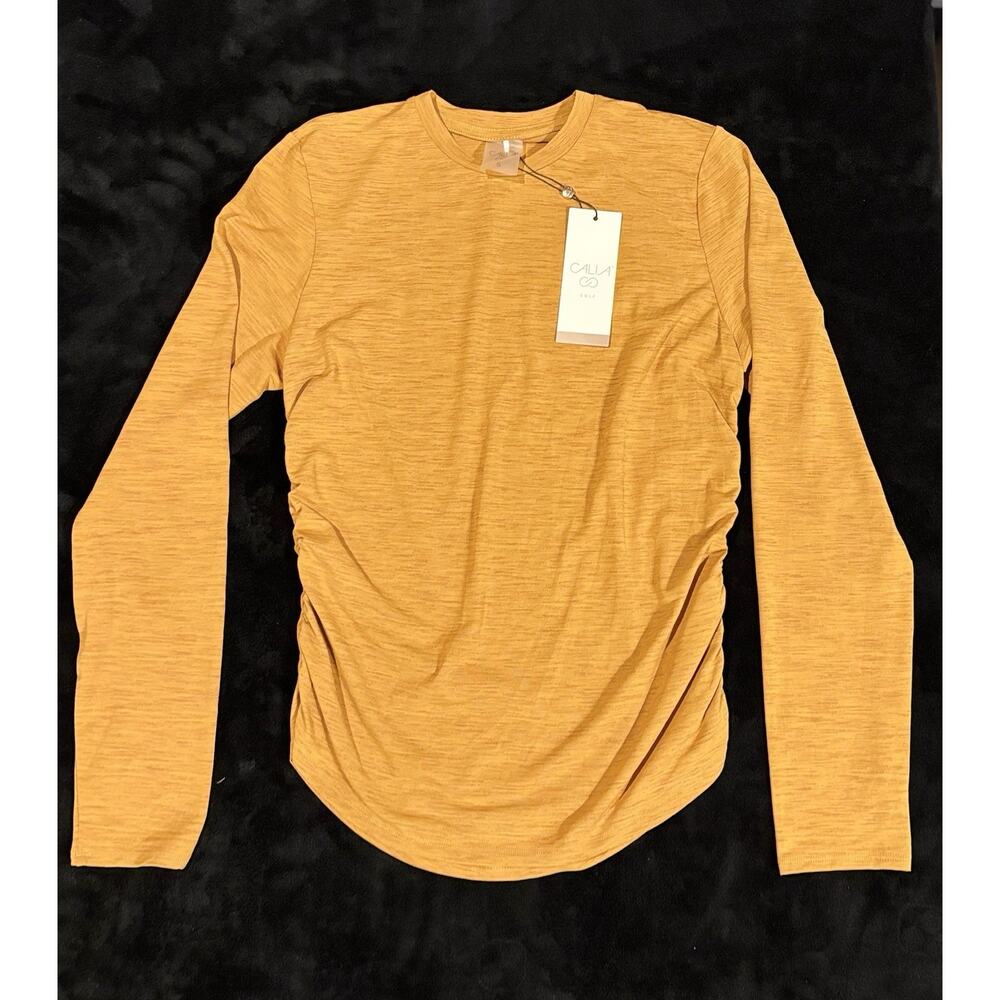 Women's Mustard Long Sleeve Top